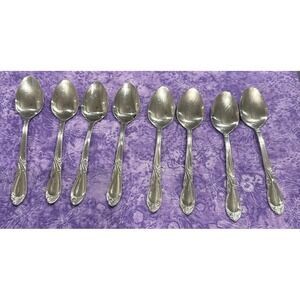 Farberware Majestic Teaspoon Spoons Stainless‎ Steel Flatware Set of 8